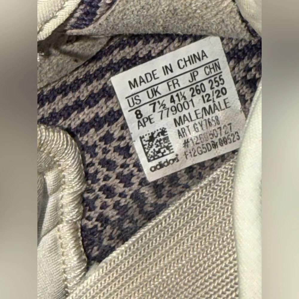 Yeezy x Adidas Boost 350 V2 Ash Pearl Multicolor Knit Fabric Sneakers